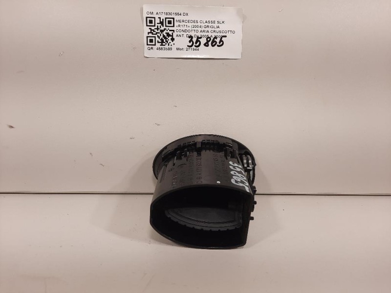 Griglia Condotto ARIA Cruscotto ANT DX A1718301554 DX Mercedes Classe SLK R171 2004