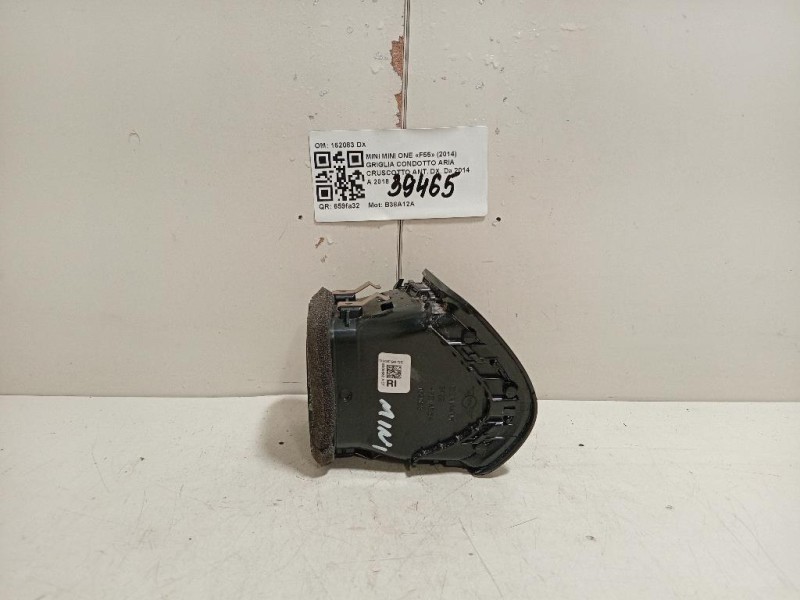 Griglia Condotto ARIA Cruscotto ANT DX 162083 DX Mini MINI ONE F55 2014