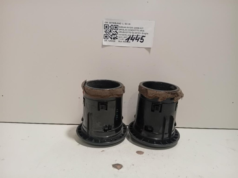 Griglia Condotto ARIA Cruscotto ANT DX 68760BJ04D Nissan Nv200 2009