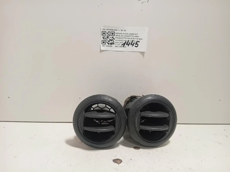 Griglia Condotto ARIA Cruscotto ANT DX 68760BJ04D Nissan Nv200 2009