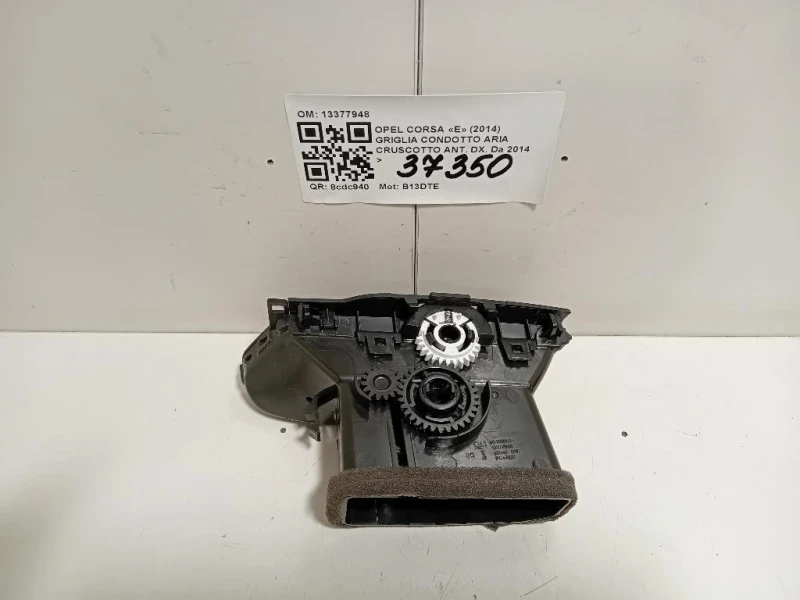 Griglia Condotto ARIA Cruscotto ANT DX 13377948 Opel Corsa E 2014