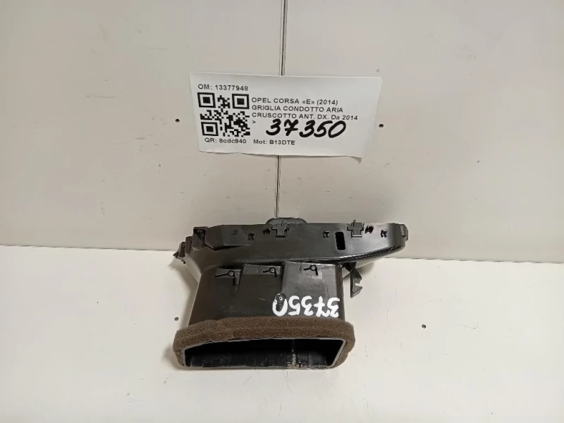 Griglia Condotto ARIA Cruscotto ANT DX 13377948 Opel Corsa E 2014