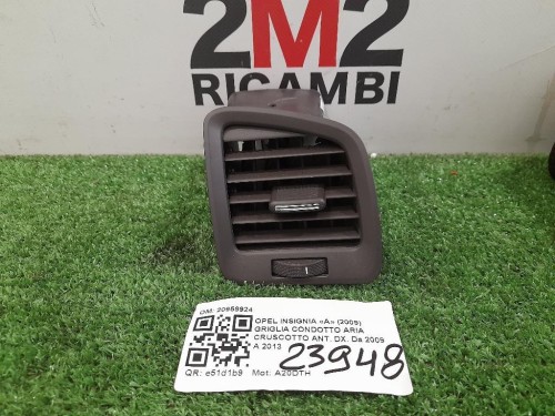 Griglia Condotto ARIA Cruscotto ANT DX 20959924 Opel Insignia A 2009