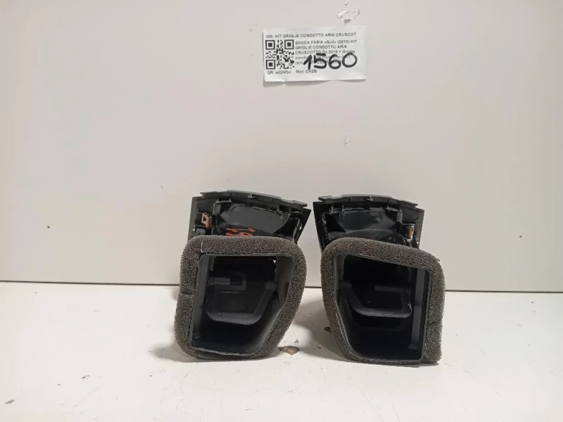 Griglia Condotto ARIA Cruscotto ANT DX 6V0819702CRYP Skoda Fabia NJ3 2018