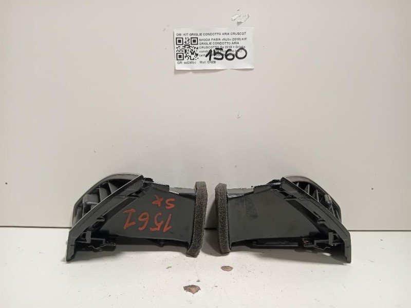 Griglia Condotto ARIA Cruscotto ANT DX 6V0819702CRYP Skoda Fabia NJ3 2018