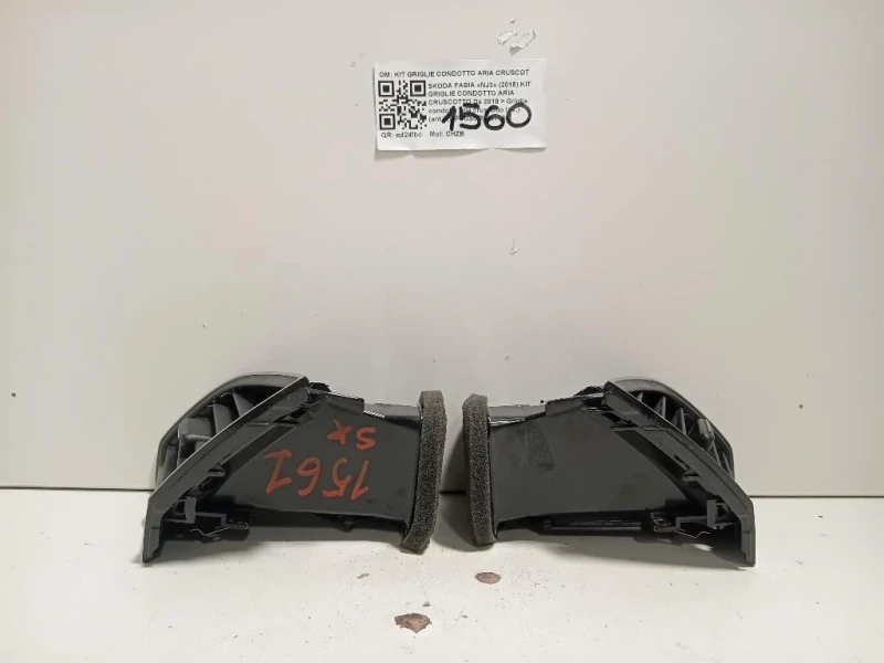 Griglia Condotto ARIA Cruscotto ANT DX 6V0819702CRYP Skoda Fabia NJ3 2018