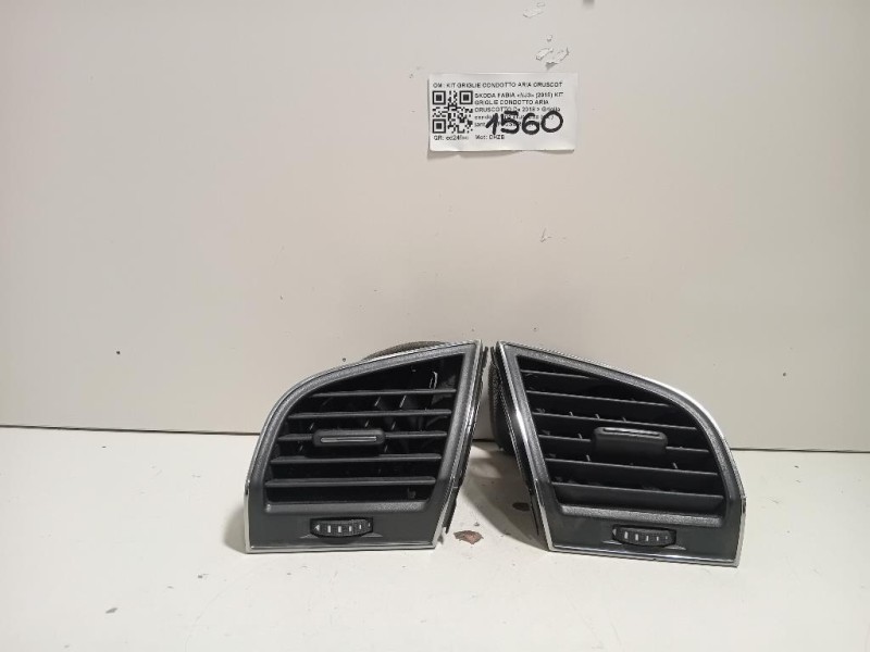 Griglia Condotto ARIA Cruscotto ANT DX 6V0819702CRYP Skoda Fabia NJ3 2018