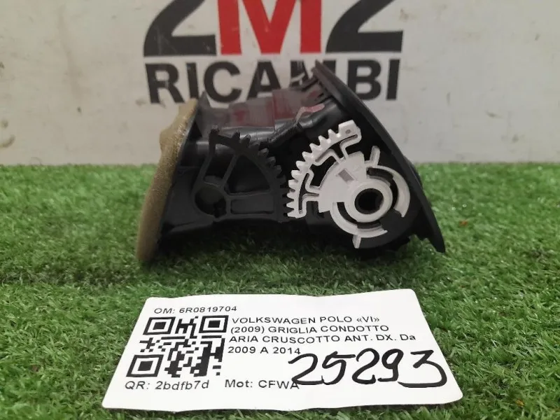 Griglia Condotto ARIA Cruscotto ANT DX 6R0819704 Volkswagen POLO VI 2009