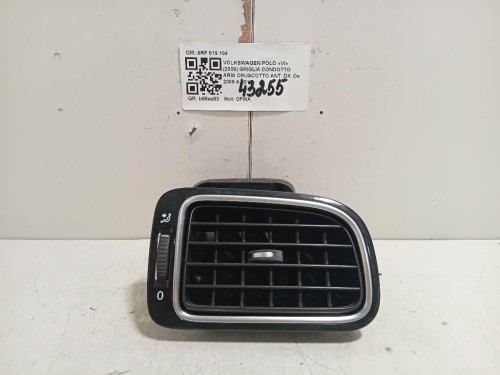 Griglia Condotto ARIA Cruscotto ANT DX 6RF 819 104 Volkswagen POLO VI 2009