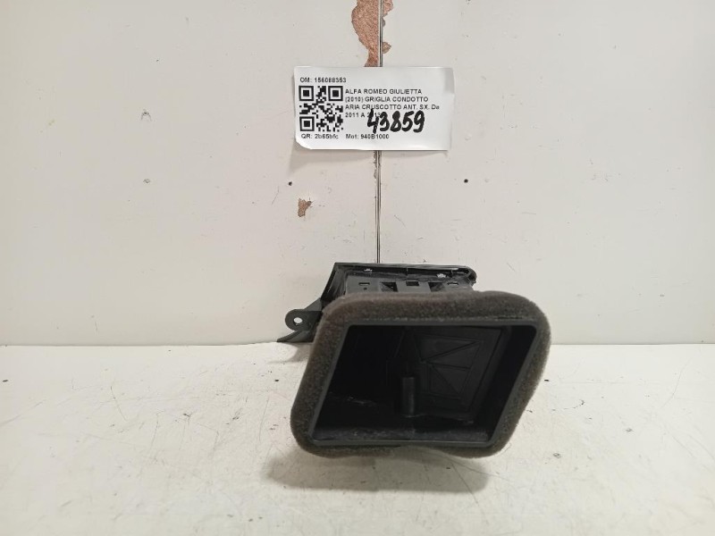 Griglia Condotto ARIA Cruscotto ANT SX 156088353 Alfa Romeo Giulietta 2010