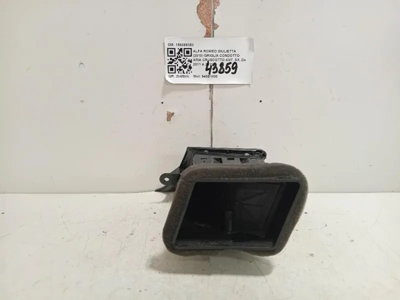 Griglia Condotto ARIA Cruscotto ANT SX 156088353 Alfa Romeo Giulietta 2010