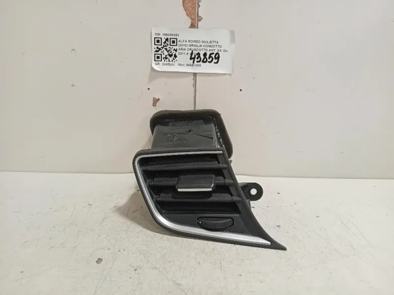 Griglia Condotto ARIA Cruscotto ANT SX 156088353 Alfa Romeo Giulietta 2010