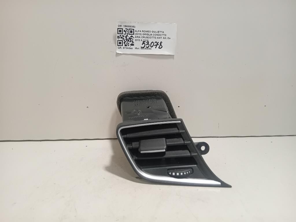 Griglia Condotto ARIA Cruscotto ANT SX 156088353 Alfa Romeo Giulietta 2013
