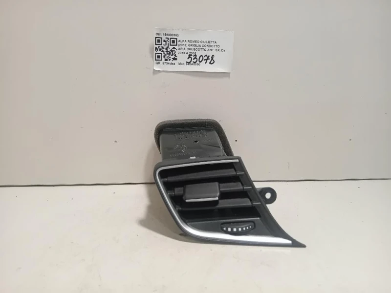 Griglia Condotto ARIA Cruscotto ANT SX 156088353 Alfa Romeo Giulietta 2013