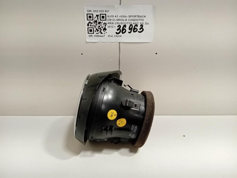 Griglia Condotto ARIA Cruscotto ANT SX 8X2 820 901 Audi A1 8XA Sportback 2012