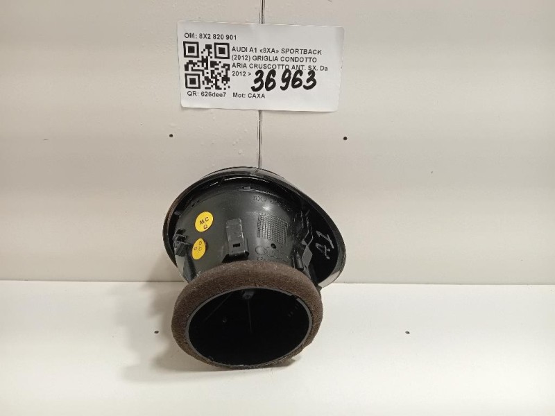Griglia Condotto ARIA Cruscotto ANT SX 8X2 820 901 Audi A1 8XA Sportback 2012