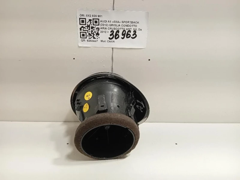 Griglia Condotto ARIA Cruscotto ANT SX 8X2 820 901 Audi A1 8XA Sportback 2012