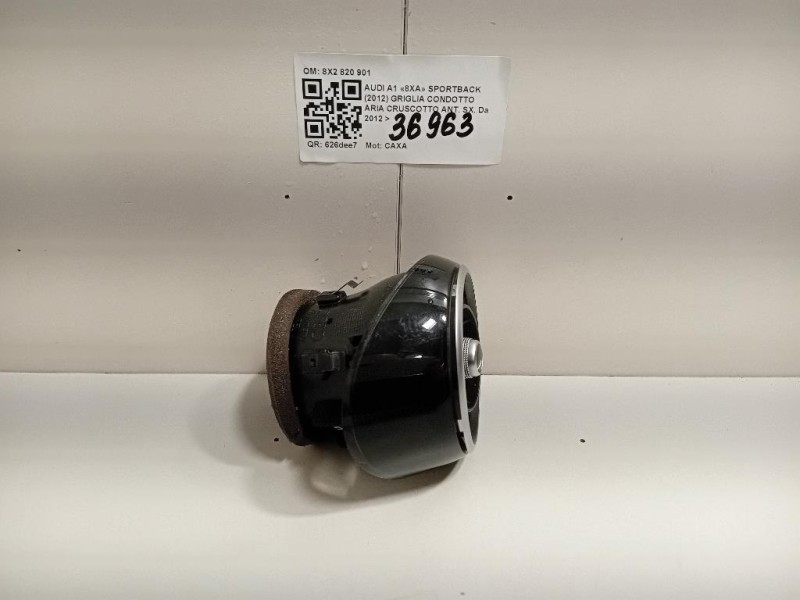 Griglia Condotto ARIA Cruscotto ANT SX 8X2 820 901 Audi A1 8XA Sportback 2012