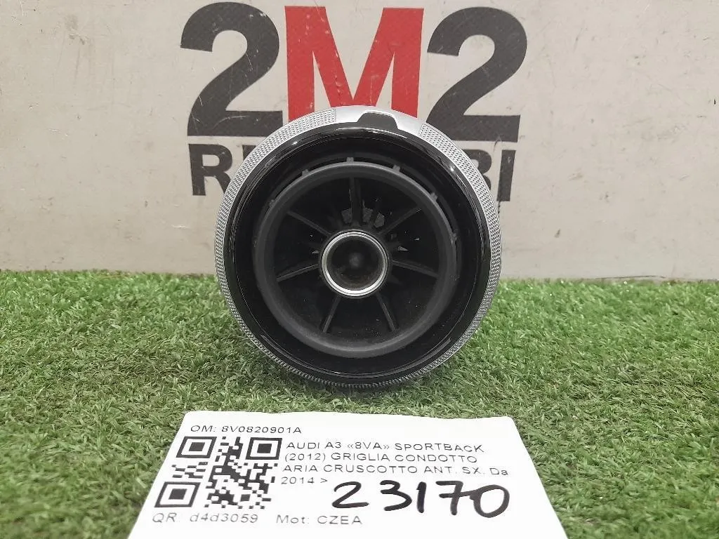 Griglia Condotto ARIA Cruscotto ANT SX 8V0820901A Audi A3 8VA Sportback 2012