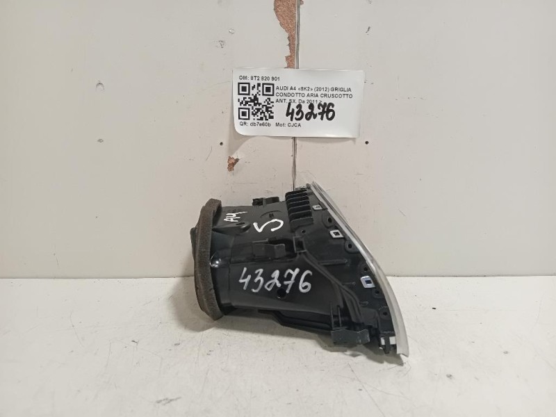 Griglia Condotto ARIA Cruscotto ANT SX 8T2 820 901 Audi A4 8K2 2012