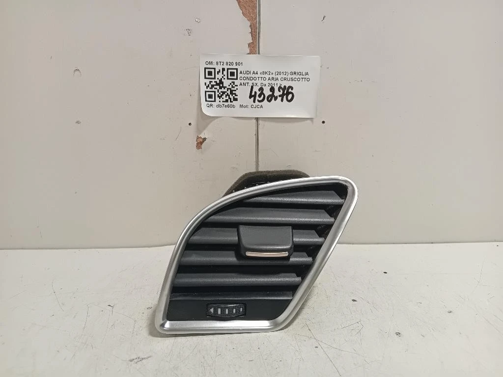 Griglia Condotto ARIA Cruscotto ANT SX 8T2 820 901 Audi A4 8K2 2012