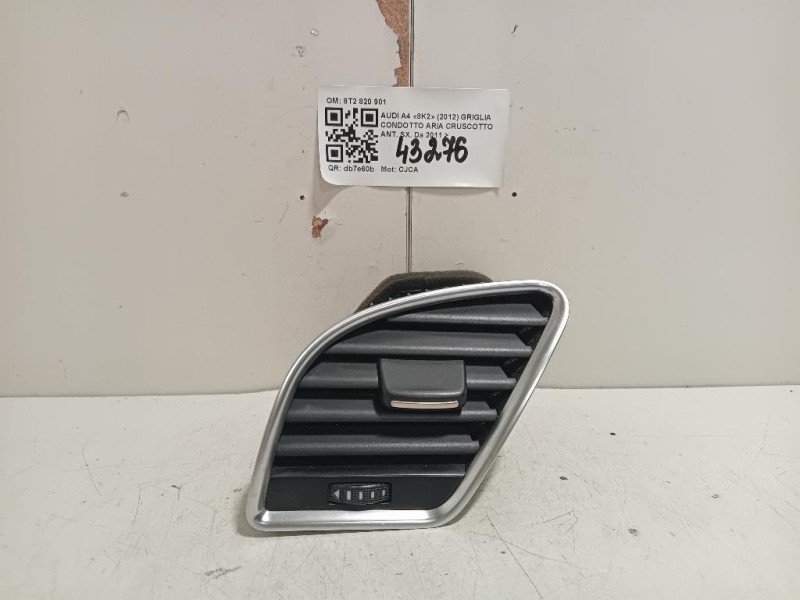 Griglia Condotto ARIA Cruscotto ANT SX 8T2 820 901 Audi A4 8K2 2012