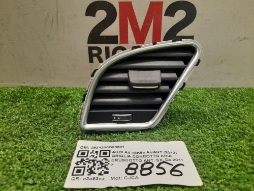 Griglia Condotto ARIA Cruscotto ANT SX 0834200D00001 Audi A4 8K5 Avant 2012