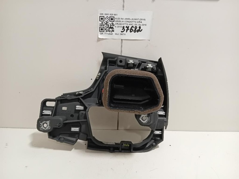 Griglia Condotto ARIA Cruscotto ANT SX 8W1820901 Audi A4 8W5 Avant 2015