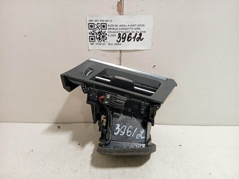 Griglia Condotto ARIA Cruscotto ANT SX 4K1 820 901 D Audi A6 4GD Avant 2016