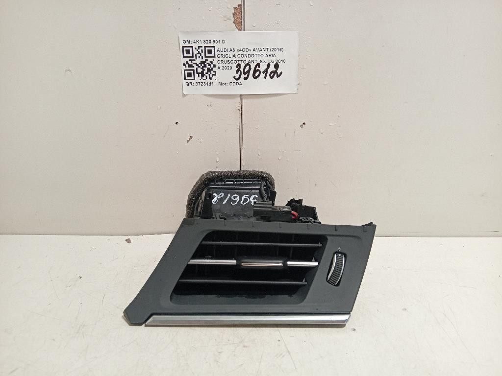 Griglia Condotto ARIA Cruscotto ANT SX 4K1 820 901 D Audi A6 4GD Avant 2016