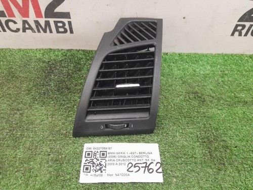 Griglia Condotto ARIA Cruscotto ANT SX 64227059187 Bmw Serie 1 E87 Berlina 2005