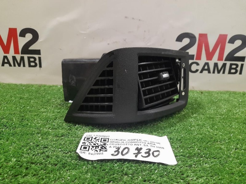 Griglia Condotto ARIA Cruscotto ANT SX LS385822 Citroen Jumper III 2014
