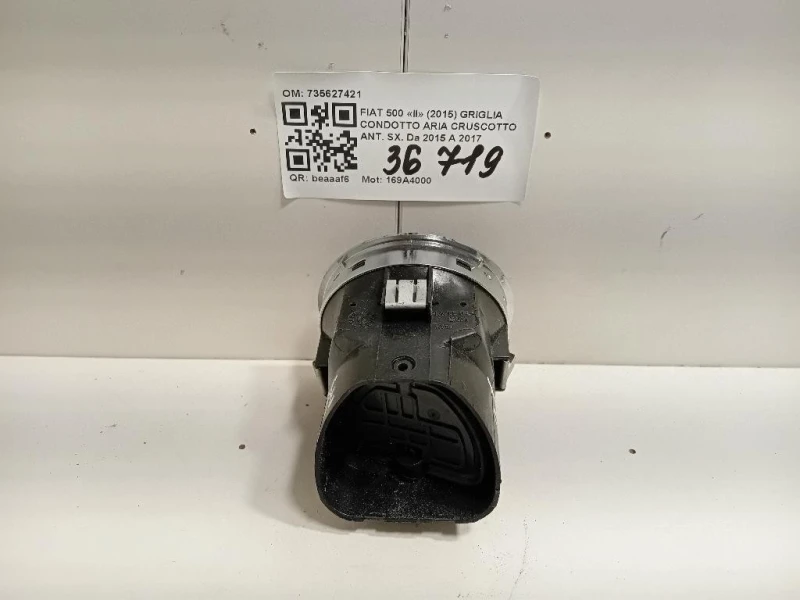 Griglia Condotto ARIA Cruscotto ANT SX 735627421 Fiat 500 II 2015