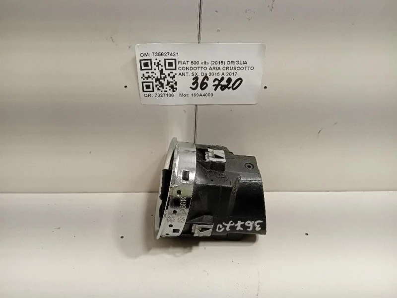 Griglia Condotto ARIA Cruscotto ANT SX 735627421 Fiat 500 II 2015