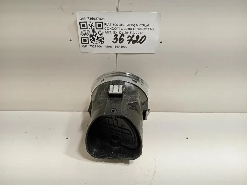 Griglia Condotto ARIA Cruscotto ANT SX 735627421 Fiat 500 II 2015