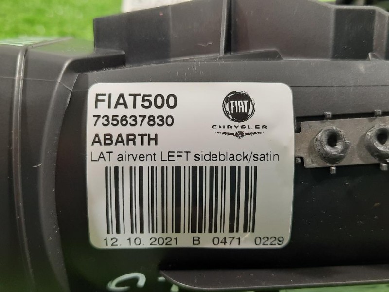 Griglia Condotto ARIA Cruscotto ANT SX 735637830 Fiat 500 C 2008