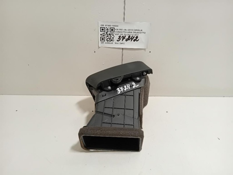 Griglia Condotto ARIA Cruscotto ANT SX 97480-1W000 Kia RIO III 2012