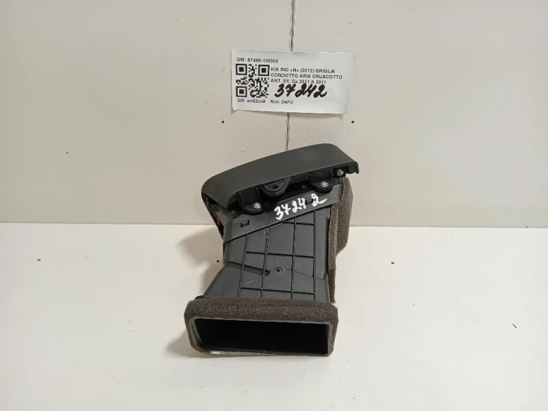 Griglia Condotto ARIA Cruscotto ANT SX 97480-1W000 Kia RIO III 2012