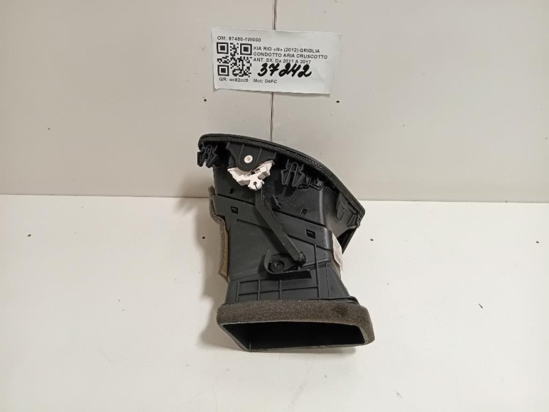 Griglia Condotto ARIA Cruscotto ANT SX 97480-1W000 Kia RIO III 2012