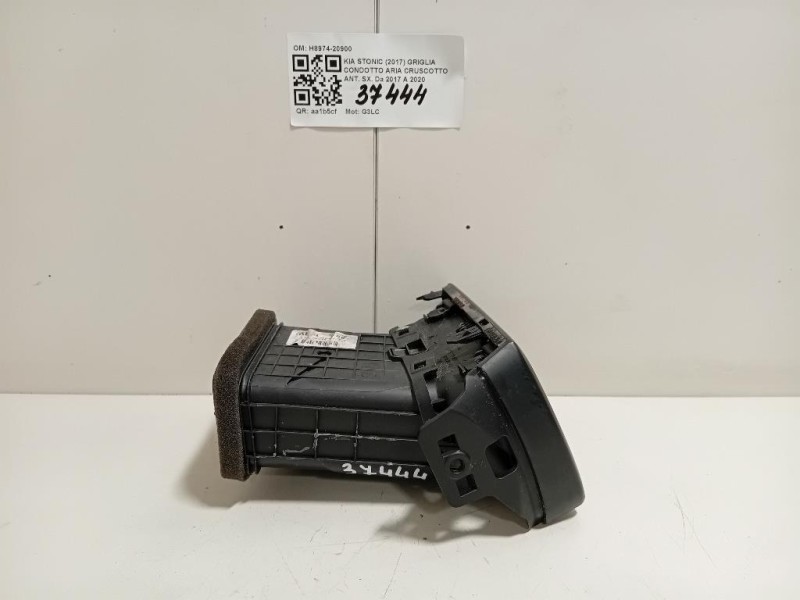 Griglia Condotto ARIA Cruscotto ANT SX H8974-20900 Kia Stonic 2017