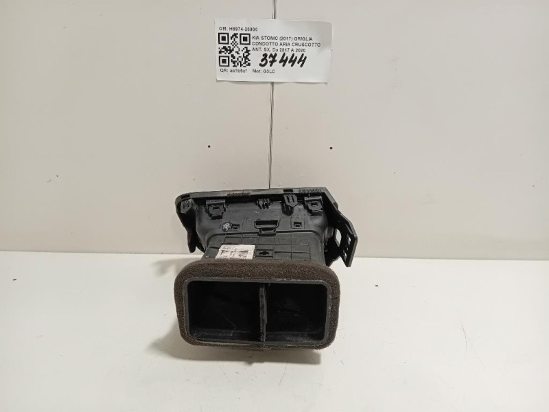 Griglia Condotto ARIA Cruscotto ANT SX H8974-20900 Kia Stonic 2017