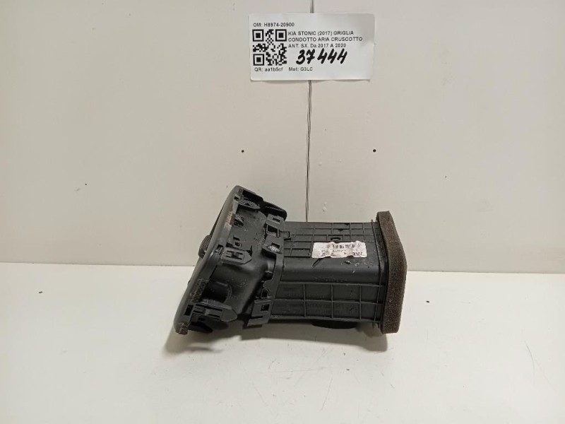 Griglia Condotto ARIA Cruscotto ANT SX H8974-20900 Kia Stonic 2017