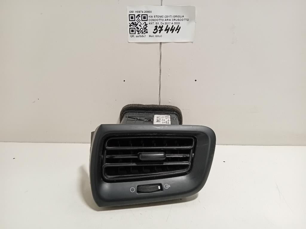 Griglia Condotto ARIA Cruscotto ANT SX H8974-20900 Kia Stonic 2017