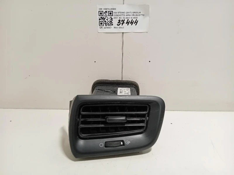 Griglia Condotto ARIA Cruscotto ANT SX H8974-20900 Kia Stonic 2017