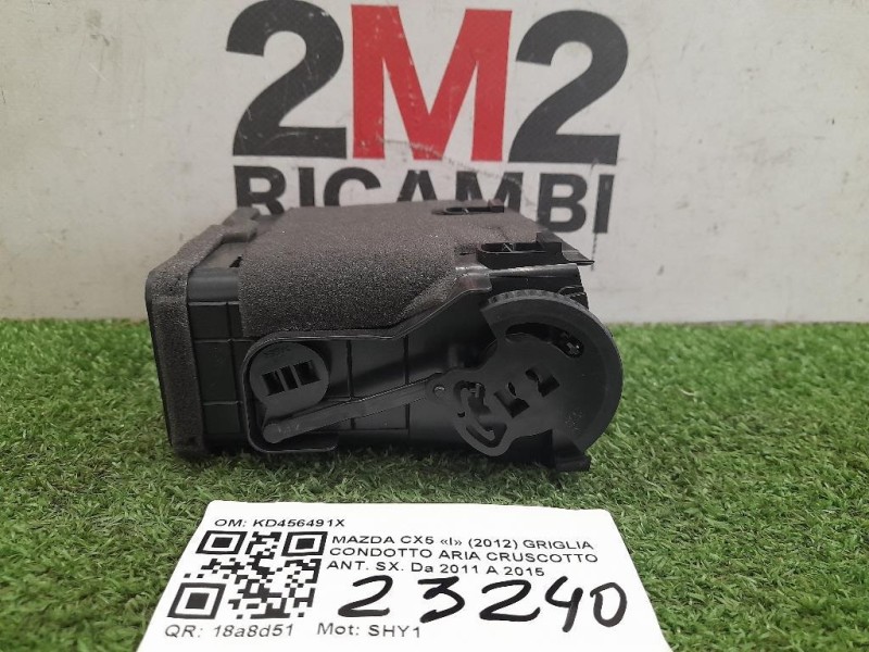 Griglia Condotto ARIA Cruscotto ANT SX KD456491X Mazda CX5 I 2012
