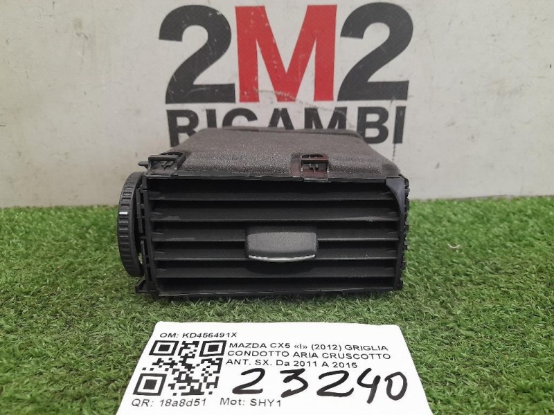 Griglia Condotto ARIA Cruscotto ANT SX KD456491X Mazda CX5 I 2012