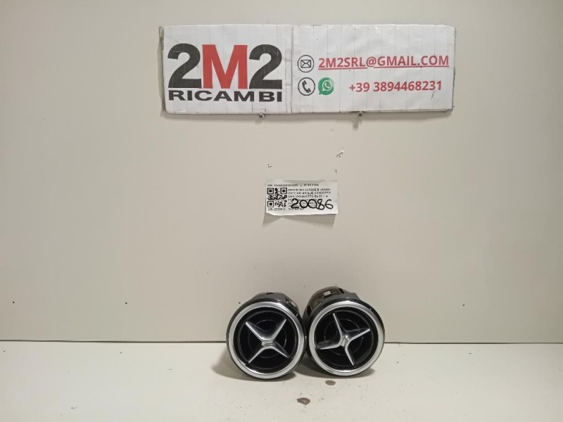 Griglia Condotto ARIA Cruscotto ANT SX A24683004549051 Mercedes Classe B W246 2012