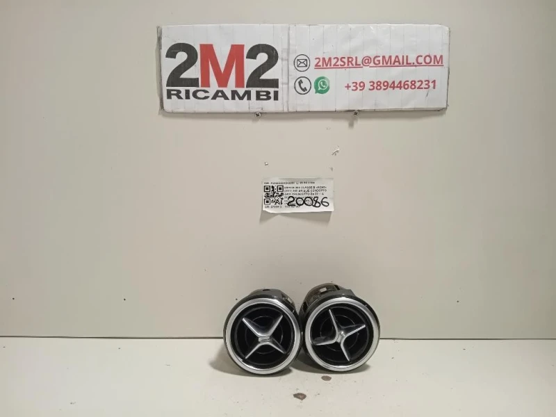 Griglia Condotto ARIA Cruscotto ANT SX A24683004549051 Mercedes Classe B W246 2012