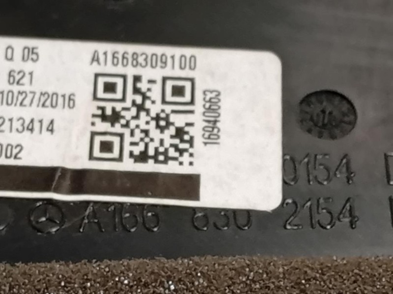 Griglia Condotto ARIA Cruscotto ANT SX A1668309100 Mercedes Classe GLE W166 2015