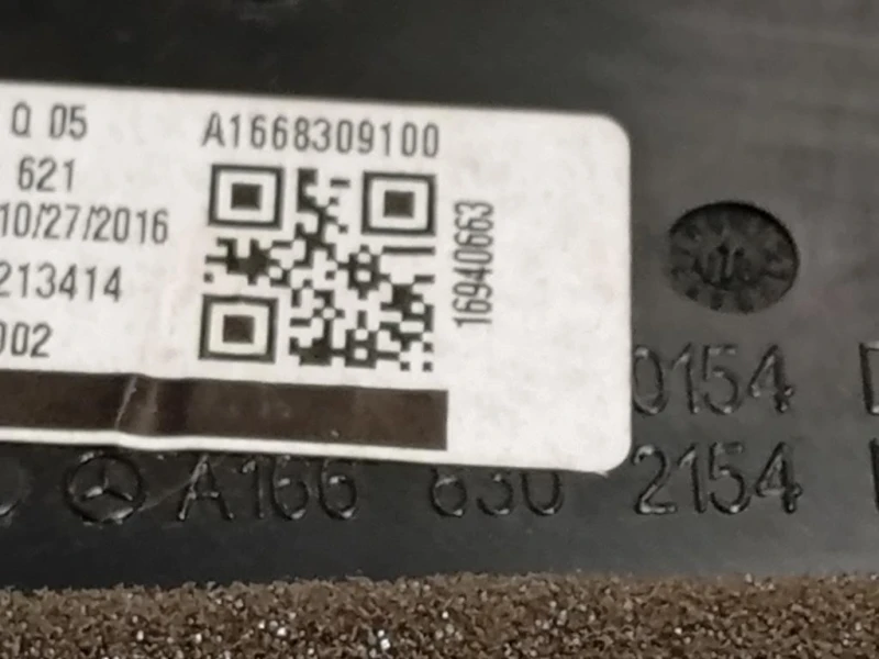 Griglia Condotto ARIA Cruscotto ANT SX A1668309100 Mercedes Classe GLE W166 2015
